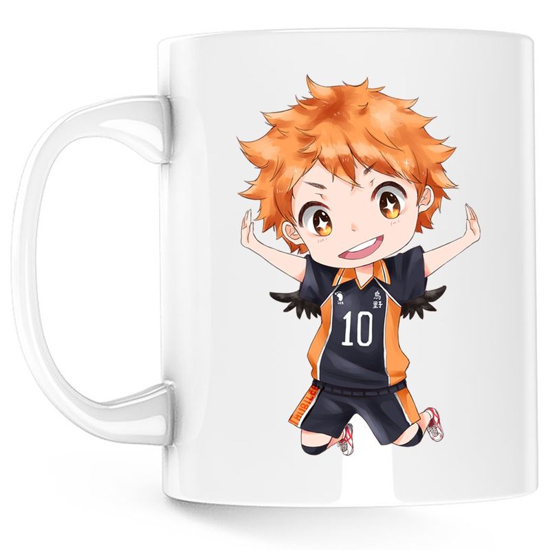 Casa si Gradina - Bucatarie si vesela - Cani si pahare - Cani si cesti - Cana Haikyuu Hinata Chibi Volei Game Haikyu!!, alba, 330 ml - Infinity.ro
