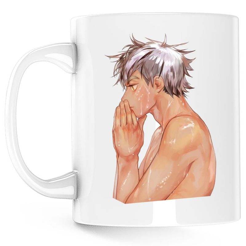 Casa si Gradina - Bucatarie si vesela - Cani si pahare - Cani si cesti - Cana Haikyuu Hinata Volei Haikyu!! Anime Manga, alba, 330 ml - Infinity.ro