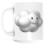 Casa si Gradina - Bucatarie si vesela - Cani si pahare - Cani si cesti - Cana Super Mario Bros Nor Wii 3D World, alba, 330 ml - Infinity.ro