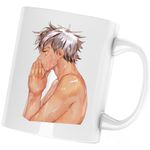 Casa si Gradina - Bucatarie si vesela - Cani si pahare - Cani si cesti - Cana Haikyuu Hinata Volei Haikyu!! Anime Manga, alba, 330 ml - Infinity.ro