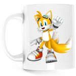Casa si Gradina - Bucatarie si vesela - Cani si pahare - Cani si cesti - Cana Tails Sonic Free Riders Mega Chaos, alba, 330 ml - Infinity.ro