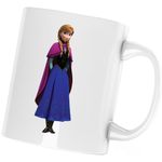 Casa si Gradina - Bucatarie si vesela - Cani si pahare - Cani si cesti - Cana Printesa Anna Kristoff Regatul de Gheata, alba, 330 ml - Infinity.ro