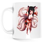 Casa si Gradina - Bucatarie si vesela - Cani si pahare - Cani si cesti - Cana League of Legends Ahri Nine Tailed Fox Vulpita, alba, 330 ml - Infinity.ro