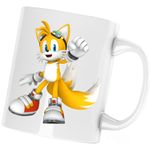Casa si Gradina - Bucatarie si vesela - Cani si pahare - Cani si cesti - Cana Tails Sonic Free Riders Mega Chaos, alba, 330 ml - Infinity.ro