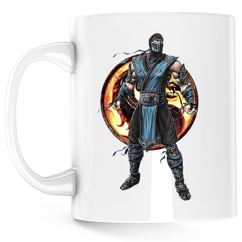 Casa si Gradina - Bucatarie si vesela - Cani si pahare - Cani si cesti - Cana Mortal Kombat Mytologies Sub-Zero Kung Fu Xbox , alba, 330 ml - Infinity.ro