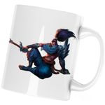 Casa si Gradina - Bucatarie si vesela - Cani si pahare - Cani si cesti - Cana Yasuo Unforgiven League of Legends LoL Game, alba, 330 ml - Infinity.ro