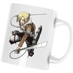 Casa si Gradina - Bucatarie si vesela - Cani si pahare - Cani si cesti - Cana Attack on Titan Annie Leonhart Anime Manga, alba, 330 ml - Infinity.ro