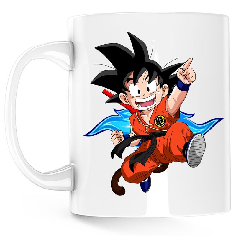 Casa si Gradina - Bucatarie si vesela - Cani si pahare - Cani si cesti - Cana Valentines Day Dragon Ball Z Son Goku Anime, alba, 330 ml - Infinity.ro