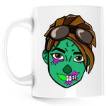 Casa si Gradina - Bucatarie si vesela - Cani si pahare - Cani si cesti - Cana Fortnite Ghoul Trooper, alba, 330 ml - Infinity.ro
