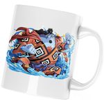 Casa si Gradina - Bucatarie si vesela - Cani si pahare - Cani si cesti - Cana Jinbei Blue Whale One Piece Marine Pirate, alba, 330 ml - Infinity.ro