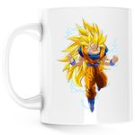 Casa si Gradina - Bucatarie si vesela - Cani si pahare - Cani si cesti - Cana Dragon Ball Z Goku Hacker Youtuber, alba, 330 ml - Infinity.ro