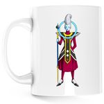 Casa si Gradina - Bucatarie si vesela - Cani si pahare - Cani si cesti - Cana Dragon Ball Z Saturn Beerus Space Anime, alba, 330 ml - Infinity.ro