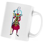 Casa si Gradina - Bucatarie si vesela - Cani si pahare - Cani si cesti - Cana Dragon Ball Z Saturn Beerus Space Anime, alba, 330 ml - Infinity.ro