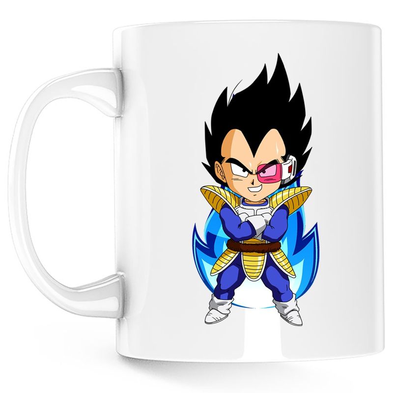 Casa si Gradina - Bucatarie si vesela - Cani si pahare - Cani si cesti - Cana Dragon Ball Z Vegeta Uragan Master, alba, 330 ml - Infinity.ro