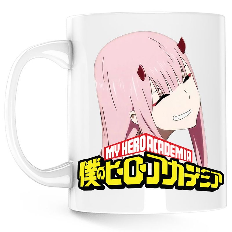 Casa si Gradina - Bucatarie si vesela - Cani si pahare - Cani si cesti - Cana My Hero Academia Anime Girl Manga, alba, 330 ml - Infinity.ro