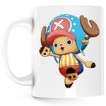 Casa si Gradina - Bucatarie si vesela - Cani si pahare - Cani si cesti - Cana One Piece Chopper Dragobete Valentines Day Love Gift, alba, 330 ml - Infinity.ro