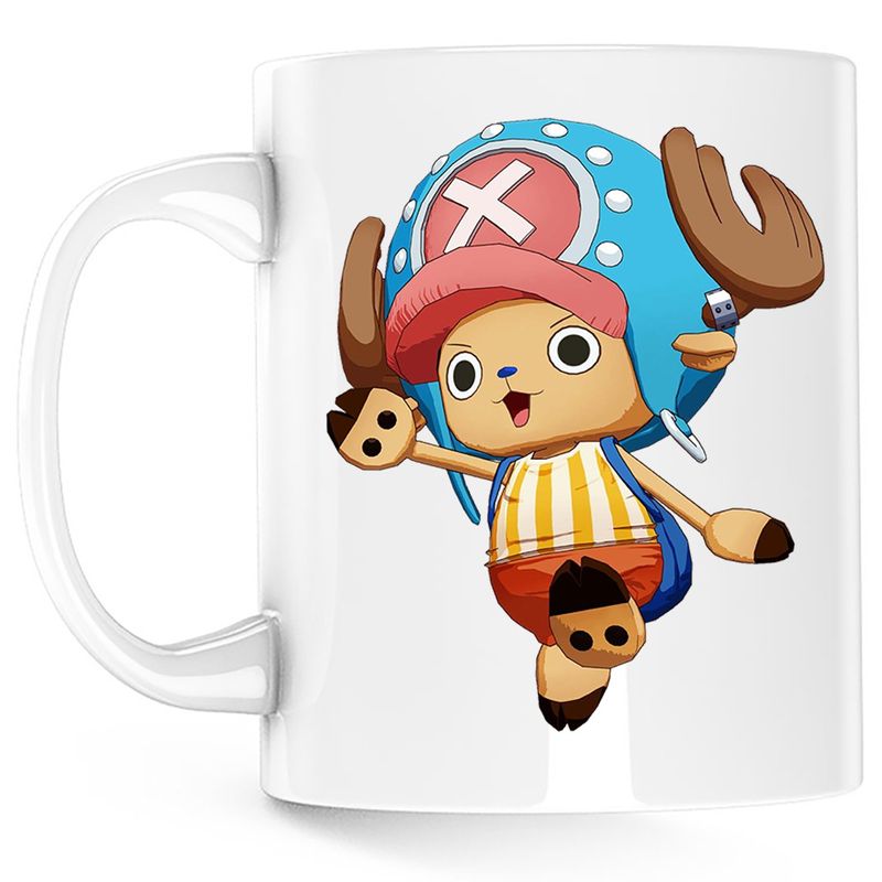 Casa si Gradina - Bucatarie si vesela - Cani si pahare - Cani si cesti - Cana One Piece Chopper Dragobete Valentines Day Love Gift, alba, 330 ml - Infinity.ro