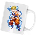 Casa si Gradina - Bucatarie si vesela - Cani si pahare - Cani si cesti - Cana Dragon Ball SonGoku Desene Animate Anime, alba, 330 ml - Infinity.ro