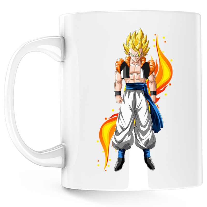 Casa si Gradina - Bucatarie si vesela - Cani si pahare - Cani si cesti - Cana Dragonball Z Son Goku Dragobete Anime, alba, 330 ml - Infinity.ro