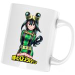 Casa si Gradina - Bucatarie si vesela - Cani si pahare - Cani si cesti - Cana Tsuyu Asui Hero Academia Anime Manga, alba, 330 ml - Infinity.ro