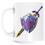 Casa si Gradina - Bucatarie si vesela - Cani si pahare - Cani si cesti - Cana Legend of Zelda Epic Shield Sky Breath, alba, 330 ml - Infinity.ro