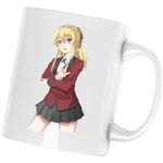 Casa si Gradina - Bucatarie si vesela - Cani si pahare - Cani si cesti - Cana Kakegurui Runa Yomozuki Poker Anime Manga, alba, 330 ml - Infinity.ro