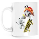 Casa si Gradina - Bucatarie si vesela - Cani si pahare - Cani si cesti - Cana Paw Patrol Marshal Skateboard Dalmatian, alba, 330 ml - Infinity.ro