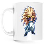 Casa si Gradina - Bucatarie si vesela - Cani si pahare - Cani si cesti - Cana Dragon Ball Z Gotenks Akira Toriyama DBZ, alba, 330 ml - Infinity.ro