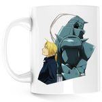 Casa si Gradina - Bucatarie si vesela - Cani si pahare - Cani si cesti - Cana Fullmetal Alchemist Brotherhood Edward Alphonse, alba, 330 ml - Infinity.ro