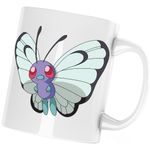 Casa si Gradina - Bucatarie si vesela - Cani si pahare - Cani si cesti - Cana Pokemon Butterfly Sword Cards, alba, 330 ml - Infinity.ro