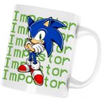 Casa si Gradina - Bucatarie si vesela - Cani si pahare - Cani si cesti - Cana Sonic the Hedgehog Among Us Impostor, alba, 330 ml - Infinity.ro