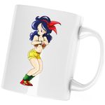 Casa si Gradina - Bucatarie si vesela - Cani si pahare - Cani si cesti - Cana Dragonball Launch Soacra Sefa Anime Girl, alba, 330 ml - Infinity.ro