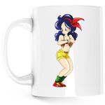 Casa si Gradina - Bucatarie si vesela - Cani si pahare - Cani si cesti - Cana Dragonball Launch Soacra Sefa Anime Girl, alba, 330 ml - Infinity.ro