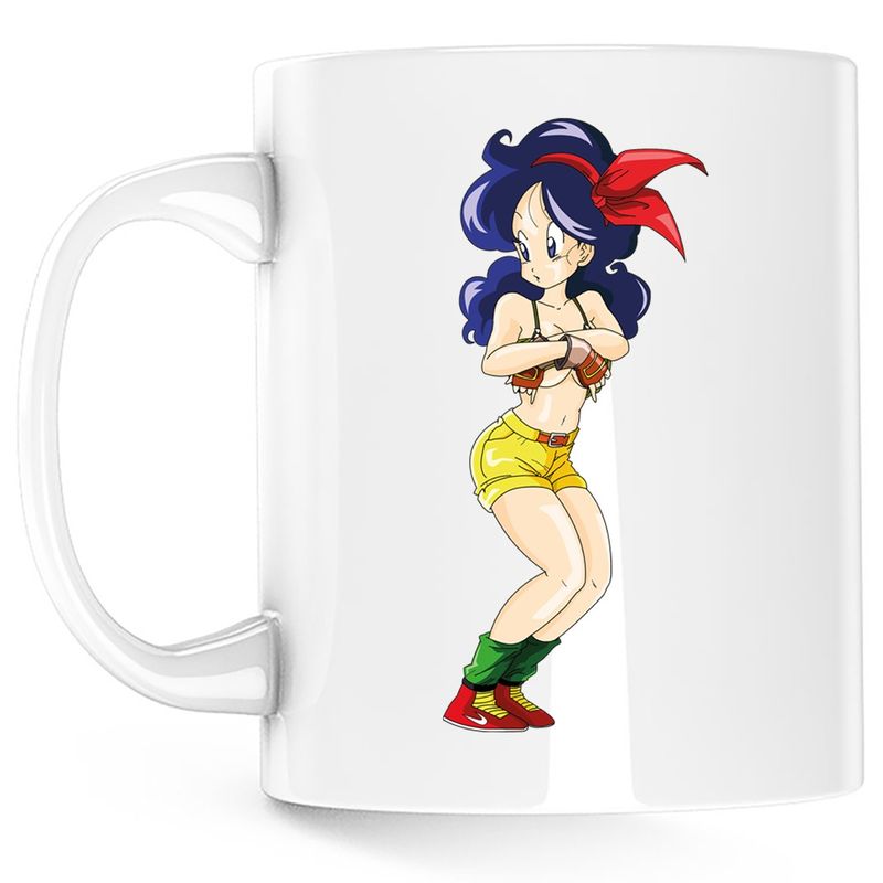 Casa si Gradina - Bucatarie si vesela - Cani si pahare - Cani si cesti - Cana Dragonball Launch Soacra Sefa Anime Girl, alba, 330 ml - Infinity.ro