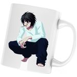 Casa si Gradina - Bucatarie si vesela - Cani si pahare - Cani si cesti - Cana Death Note Detectiv Takeshi Obata Anime Manga, alba, 330 ml - Infinity.ro