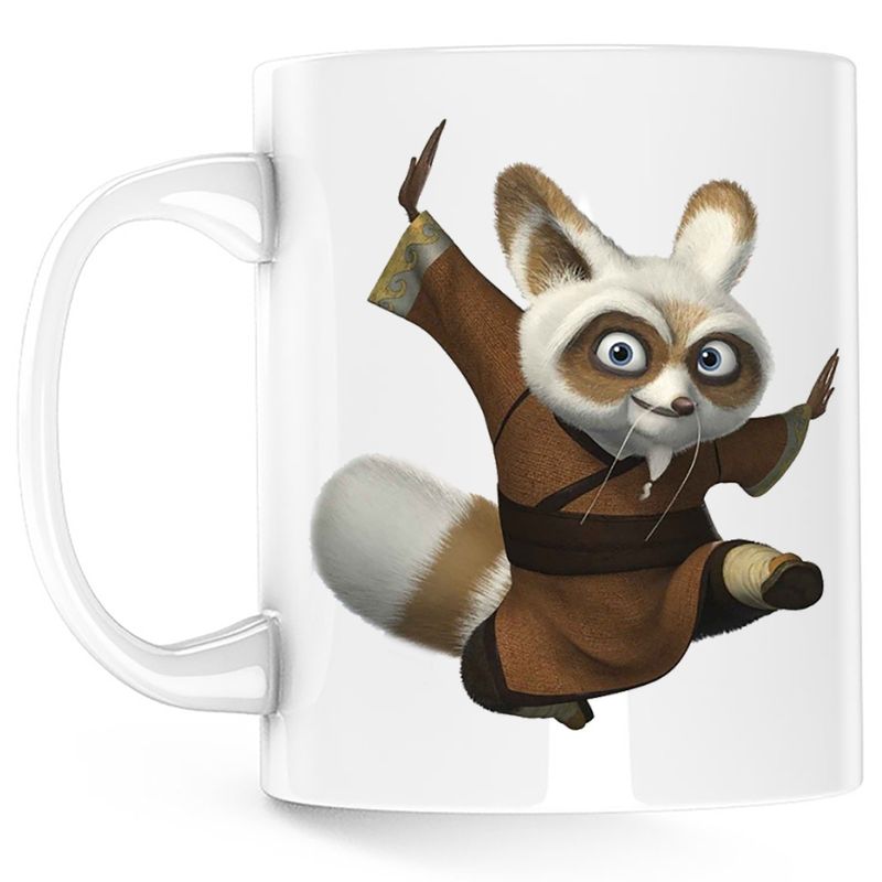 Casa si Gradina - Bucatarie si vesela - Cani si pahare - Cani si cesti - Cana Master Shifu Kung Fu Panda Instructor Profesor, alba, 330 ml - Infinity.ro