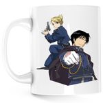 Casa si Gradina - Bucatarie si vesela - Cani si pahare - Cani si cesti - Cana Fullmetal Alchemist Riza Hawkeye Anime, alba, 330 ml - Infinity.ro