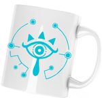 Casa si Gradina - Bucatarie si vesela - Cani si pahare - Cani si cesti - Cana Legend of Zelda Eye of Truth, alba, 330 ml - Infinity.ro