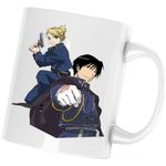Casa si Gradina - Bucatarie si vesela - Cani si pahare - Cani si cesti - Cana Fullmetal Alchemist Riza Hawkeye Anime, alba, 330 ml - Infinity.ro