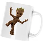 Casa si Gradina - Bucatarie si vesela - Cani si pahare - Cani si cesti - Cana Baby Groot Bebe Copacel Coworker, alba, 330 ml - Infinity.ro