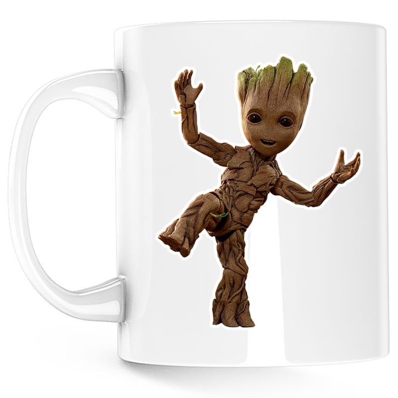 Casa si Gradina - Bucatarie si vesela - Cani si pahare - Cani si cesti - Cana Baby Groot Bebe Copacel Coworker, alba, 330 ml - Infinity.ro