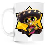 Casa si Gradina - Bucatarie si vesela - Cani si pahare - Cani si cesti - Cana Poco Brawl Stars, alba, 330 ml - Infinity.ro