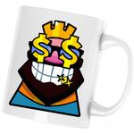 Casa si Gradina - Bucatarie si vesela - Cani si pahare - Cani si cesti - Cana King Clash Royale Minecraft, alba, 330 ml - Infinity.ro
