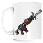 Casa si Gradina - Bucatarie si vesela - Cani si pahare - Cani si cesti - Cana Fortnite Makeshift Rifle, alba, 330 ml - Infinity.ro