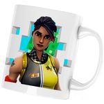 Casa si Gradina - Bucatarie si vesela - Cani si pahare - Cani si cesti - Cana Whiplash Fortnite Minecraft, alba, 330 ml - Infinity.ro