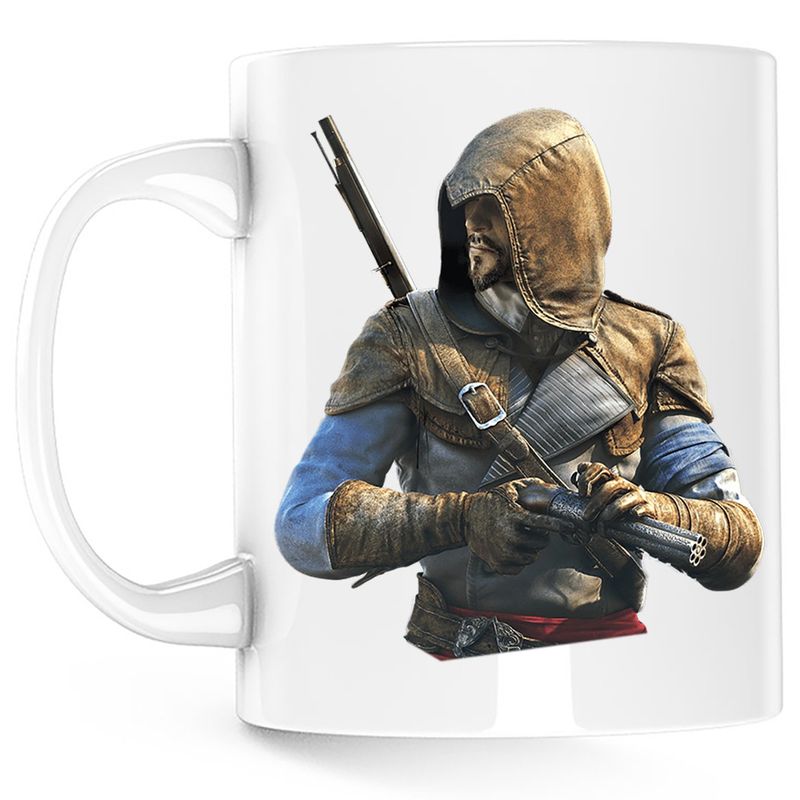 Casa si Gradina - Bucatarie si vesela - Cani si pahare - Cani si cesti - Cana Assassin's Creed Unity Legend Gamer, alba, 330 ml - Infinity.ro