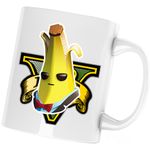 Casa si Gradina - Bucatarie si vesela - Cani si pahare - Cani si cesti - Cana Peely Grand Theft Auto GTA Fortnite, alba, 330 ml - Infinity.ro