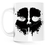 Casa si Gradina - Bucatarie si vesela - Cani si pahare - Cani si cesti - Cana Call of Duty Black Mask Ghosts Skull, alba, 330 ml - Infinity.ro