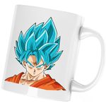 Casa si Gradina - Bucatarie si vesela - Cani si pahare - Cani si cesti - Cana Dragon Ball Z Goku Craciun Anime Christmas, alba, 330 ml - Infinity.ro