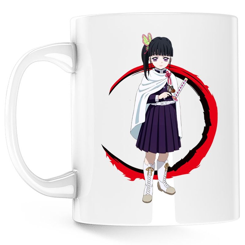 Casa si Gradina - Bucatarie si vesela - Cani si pahare - Cani si cesti - Cana Demon Slayer Kanao Tsuyuri Dark Manga, alba, 330 ml - Infinity.ro